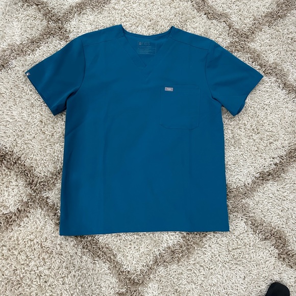 MENS FIGS CARIBBEAN BLUE - Picture 1 of 4